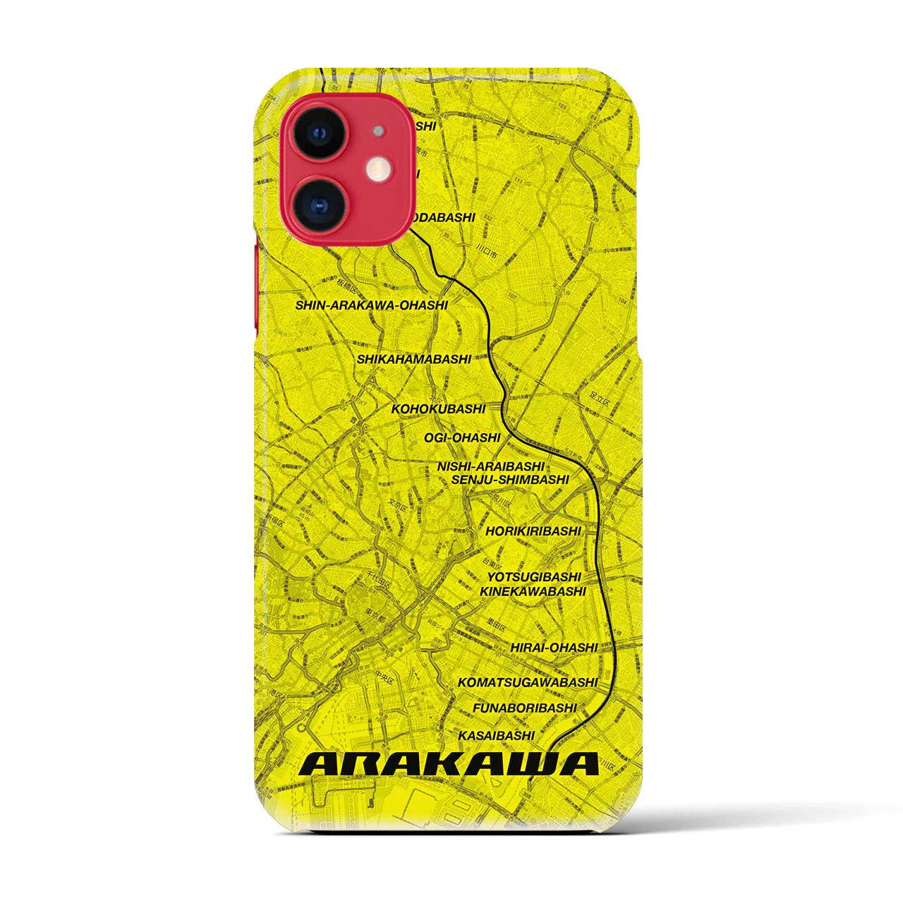 【荒川(東京都)】サイクリストiPhoneケース(バックカバータイプ)