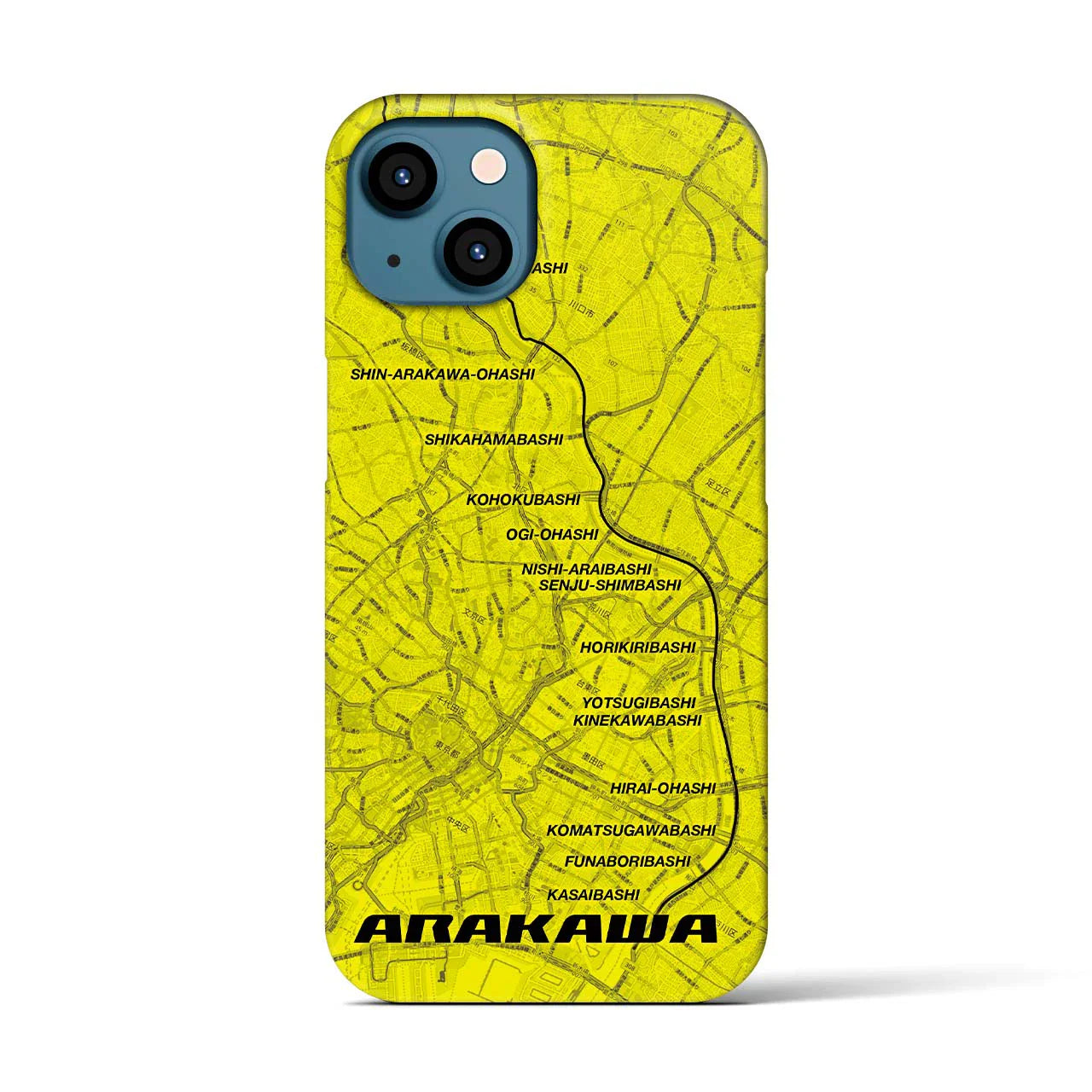 【荒川(東京都)】サイクリストiPhoneケース(バックカバータイプ)