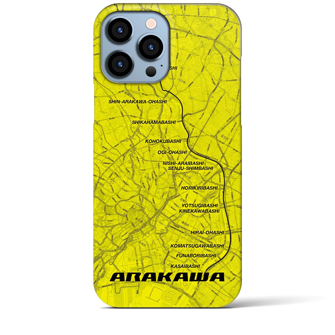 【荒川(東京都)】サイクリストiPhoneケース(バックカバータイプ)