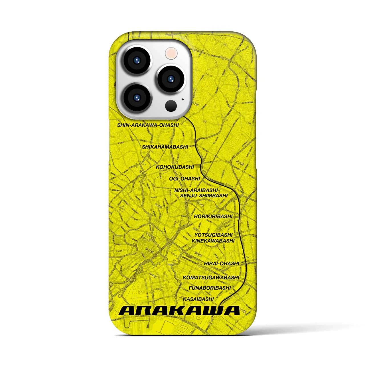 【荒川(東京都)】サイクリストiPhoneケース(バックカバータイプ)
