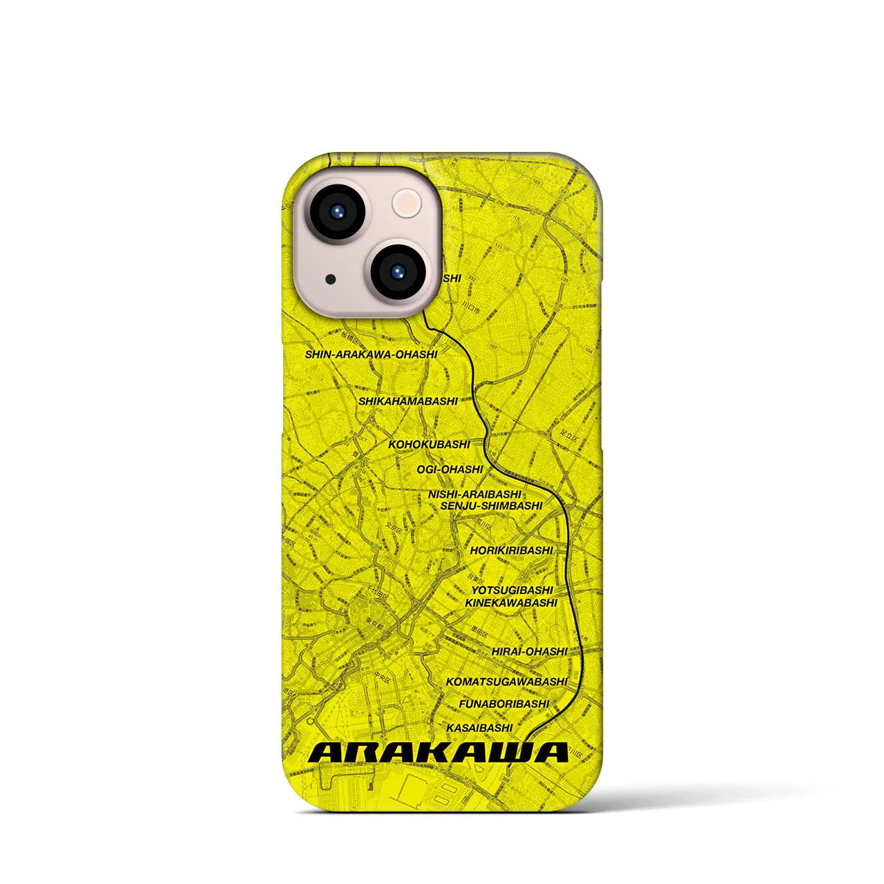 【荒川(東京都)】サイクリストiPhoneケース(バックカバータイプ)