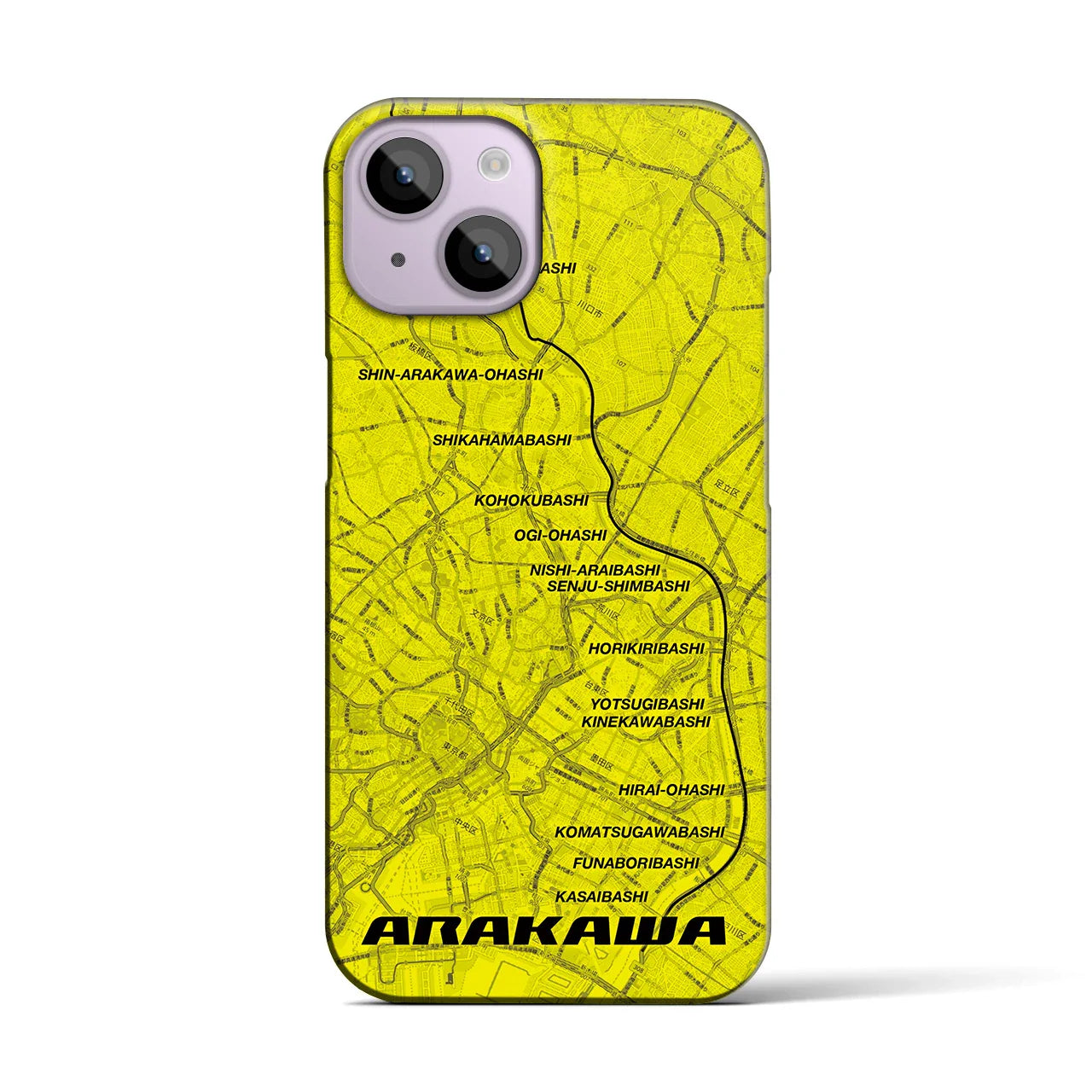 【荒川(東京都)】サイクリストiPhoneケース(バックカバータイプ)