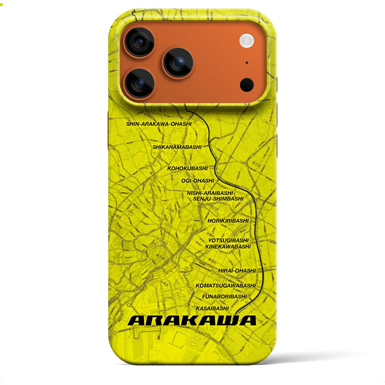 【荒川(東京都)】サイクリストiPhoneケース(バックカバータイプ)