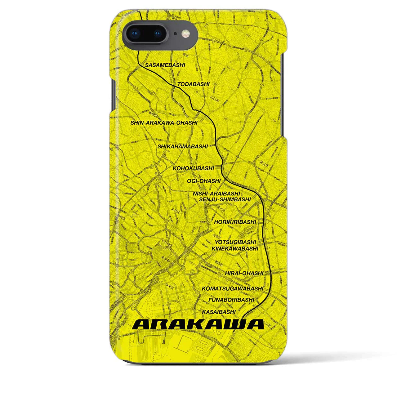 【荒川(東京都)】サイクリストiPhoneケース(バックカバータイプ)