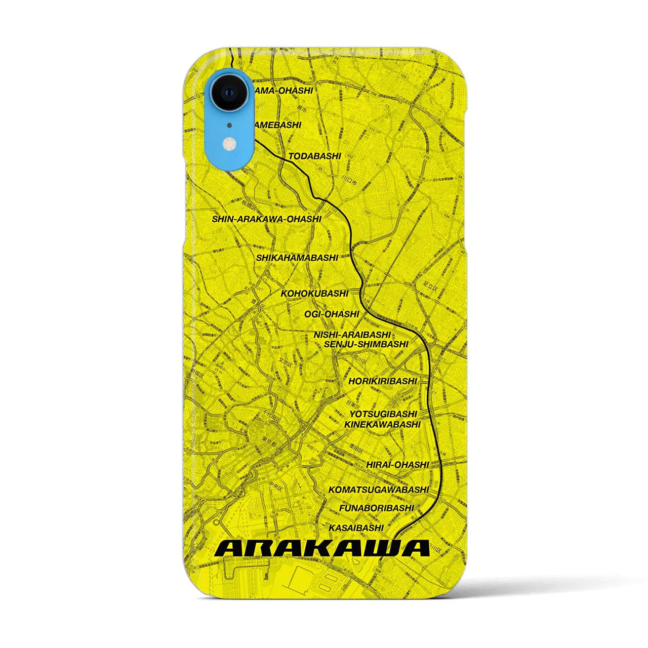 【荒川(東京都)】サイクリストiPhoneケース(バックカバータイプ)