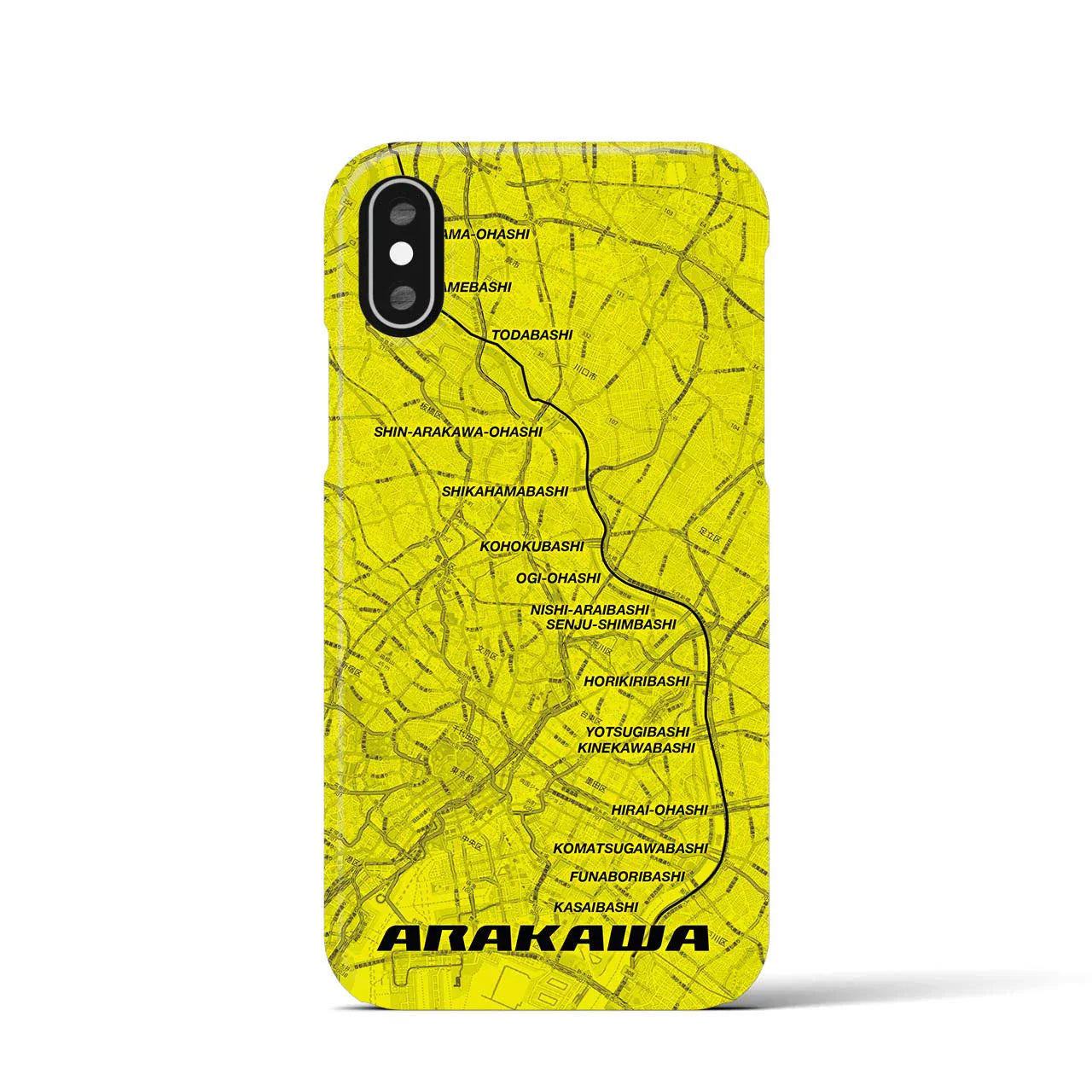 【荒川(東京都)】サイクリストiPhoneケース(バックカバータイプ)