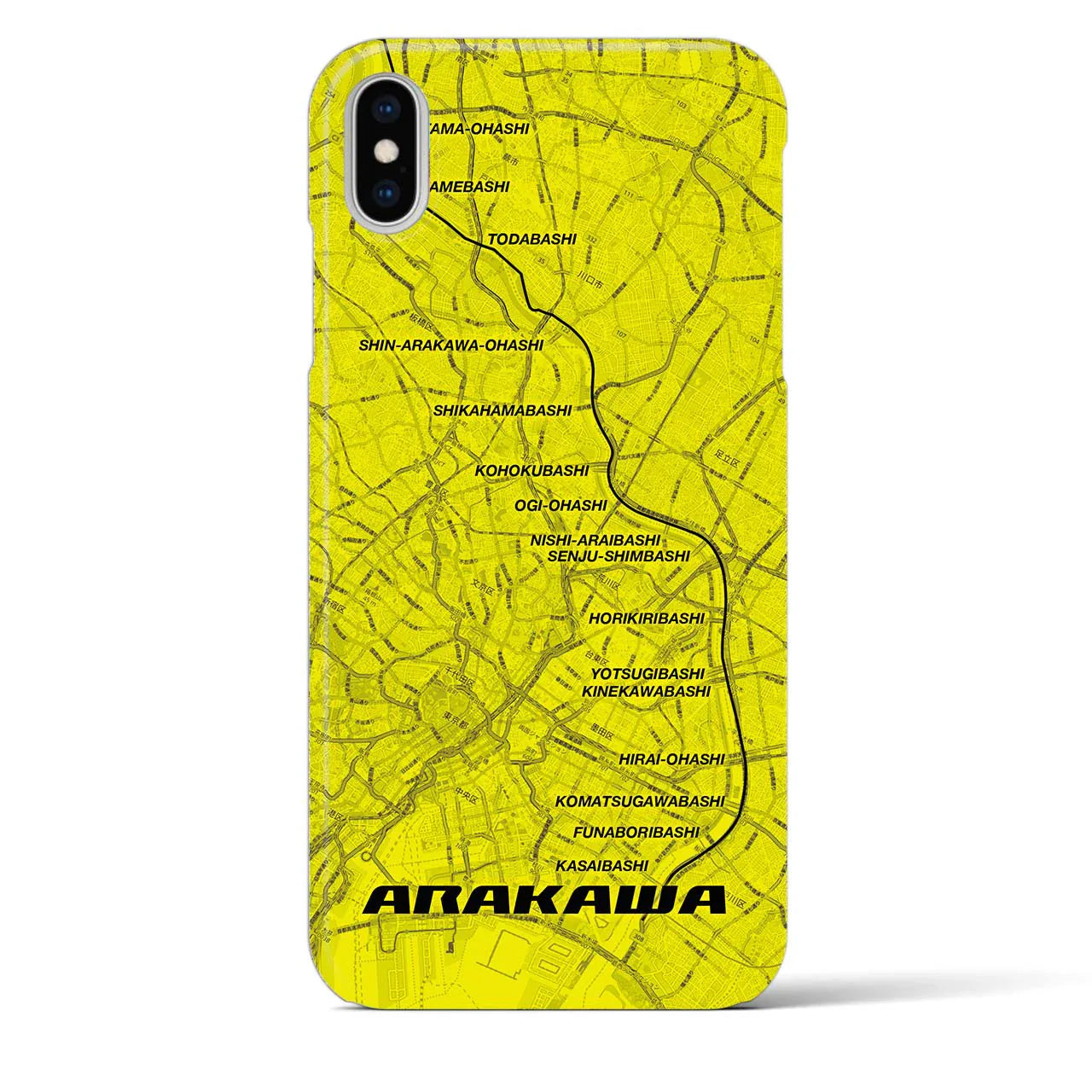 【荒川(東京都)】サイクリストiPhoneケース(バックカバータイプ)