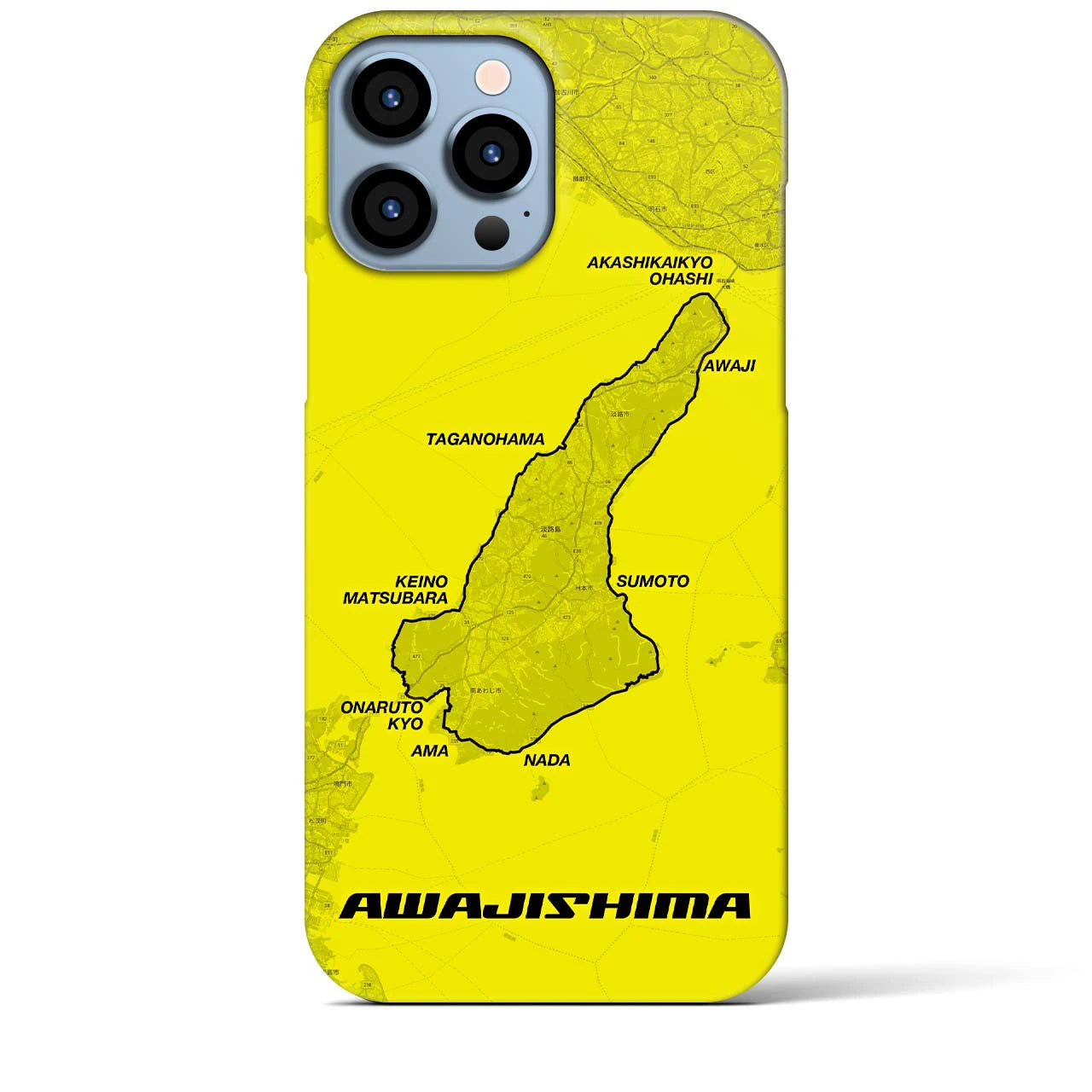 【淡路島(兵庫県)】サイクリストiPhoneケース(バックカバータイプ)