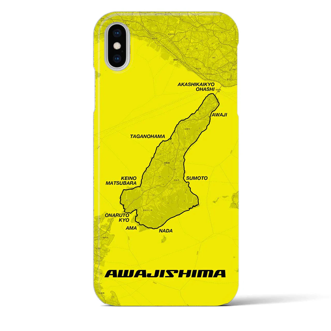 【淡路島(兵庫県)】サイクリストiPhoneケース(バックカバータイプ)