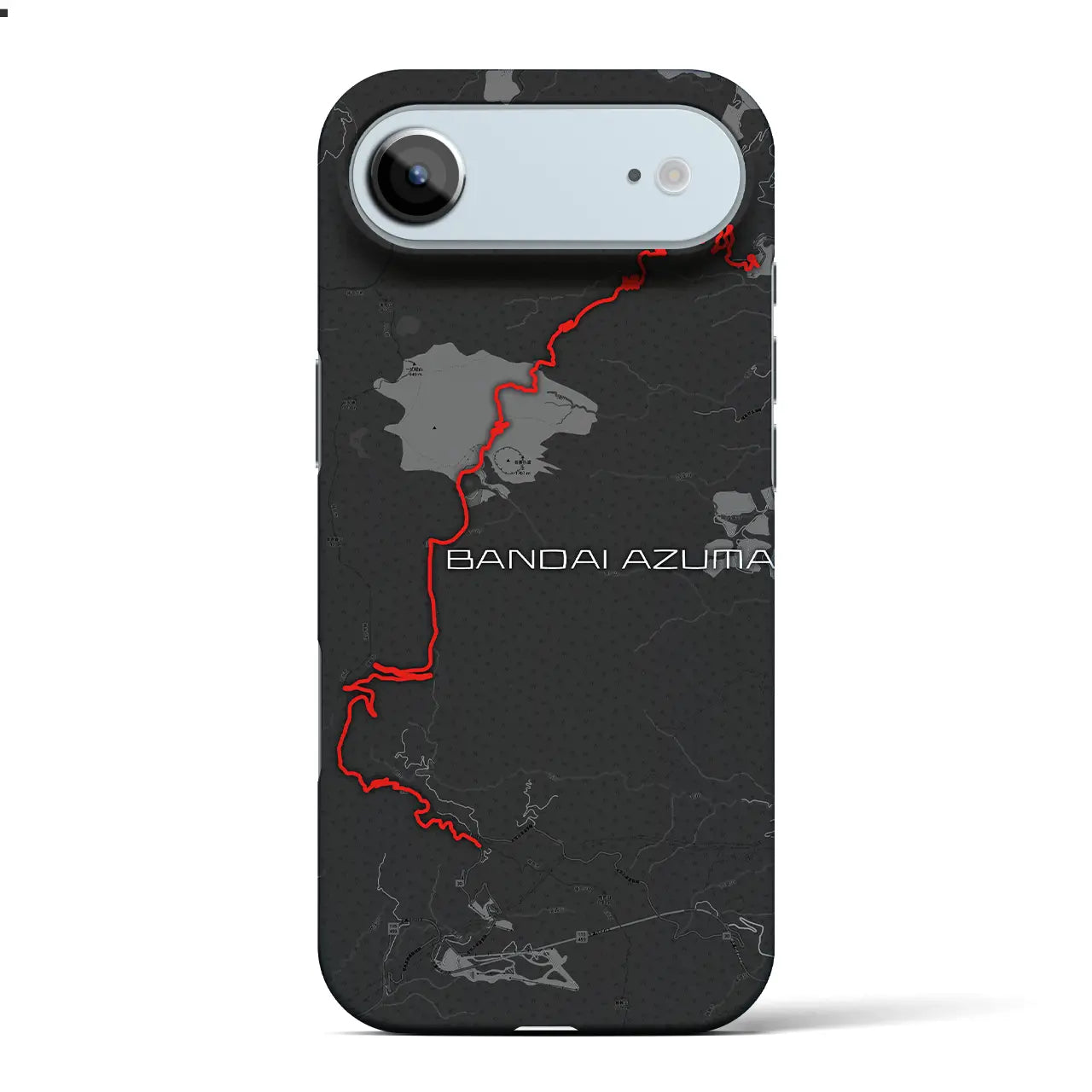 【磐梯吾妻(福島県)】スカイラインiPhoneケース(バックカバータイプ)チャコール・iPhone 17 Pro Max 用