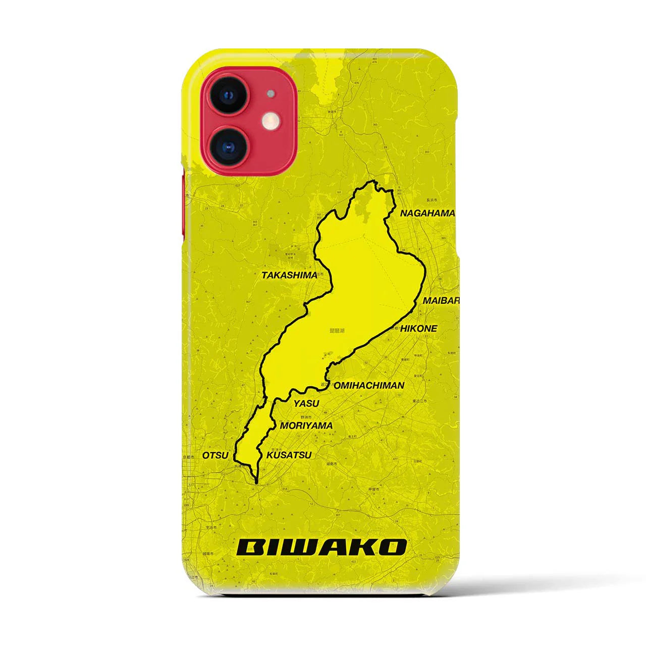 【琵琶湖(滋賀県)】サイクリストiPhoneケース(バックカバータイプ)