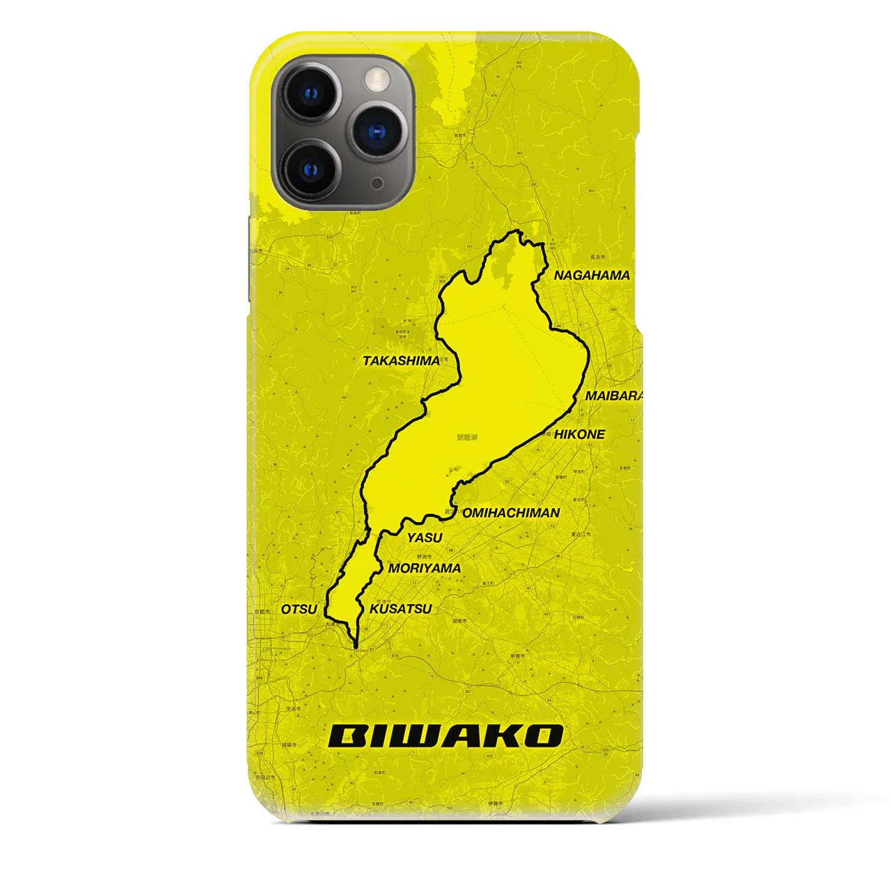 【琵琶湖(滋賀県)】サイクリストiPhoneケース(バックカバータイプ)