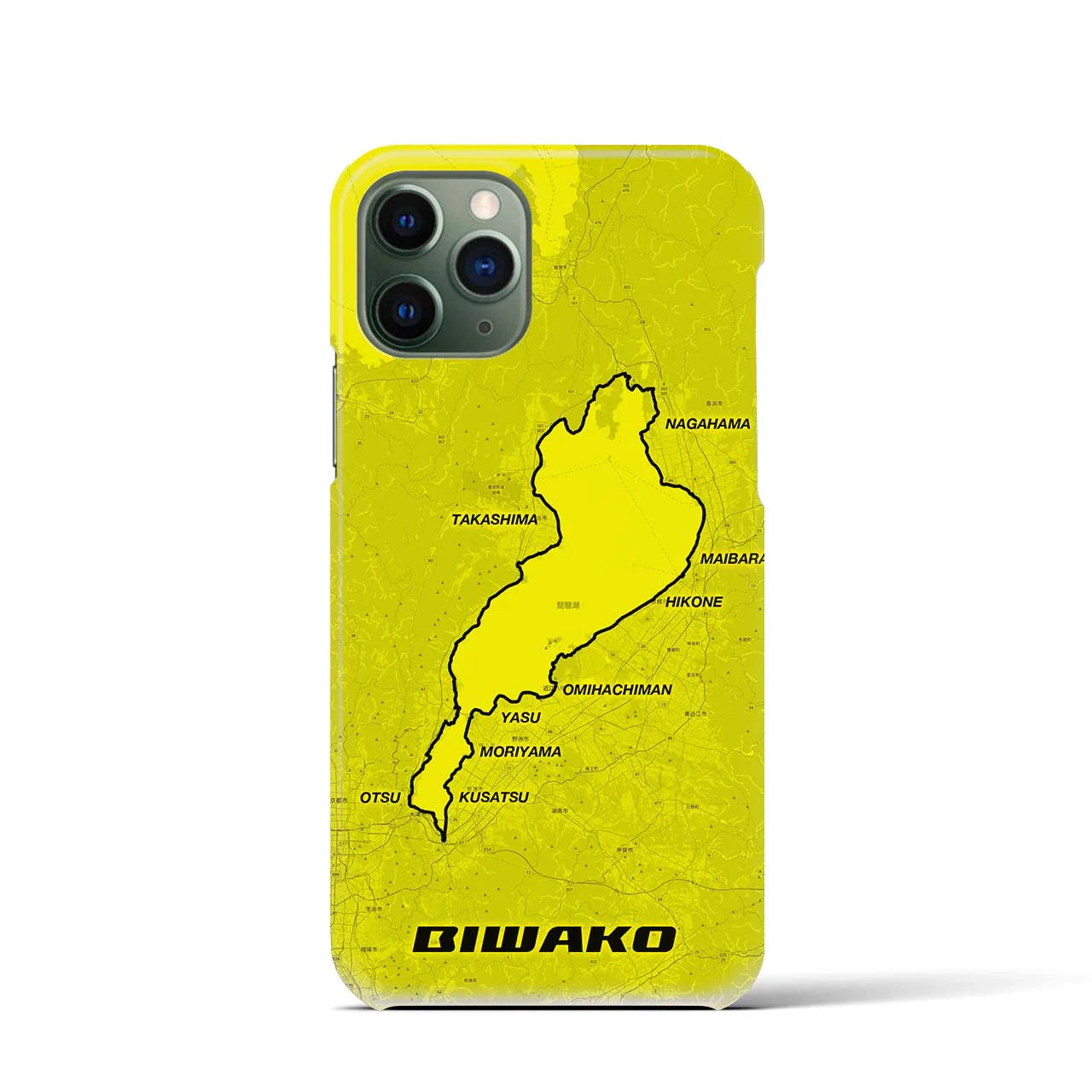 【琵琶湖(滋賀県)】サイクリストiPhoneケース(バックカバータイプ)