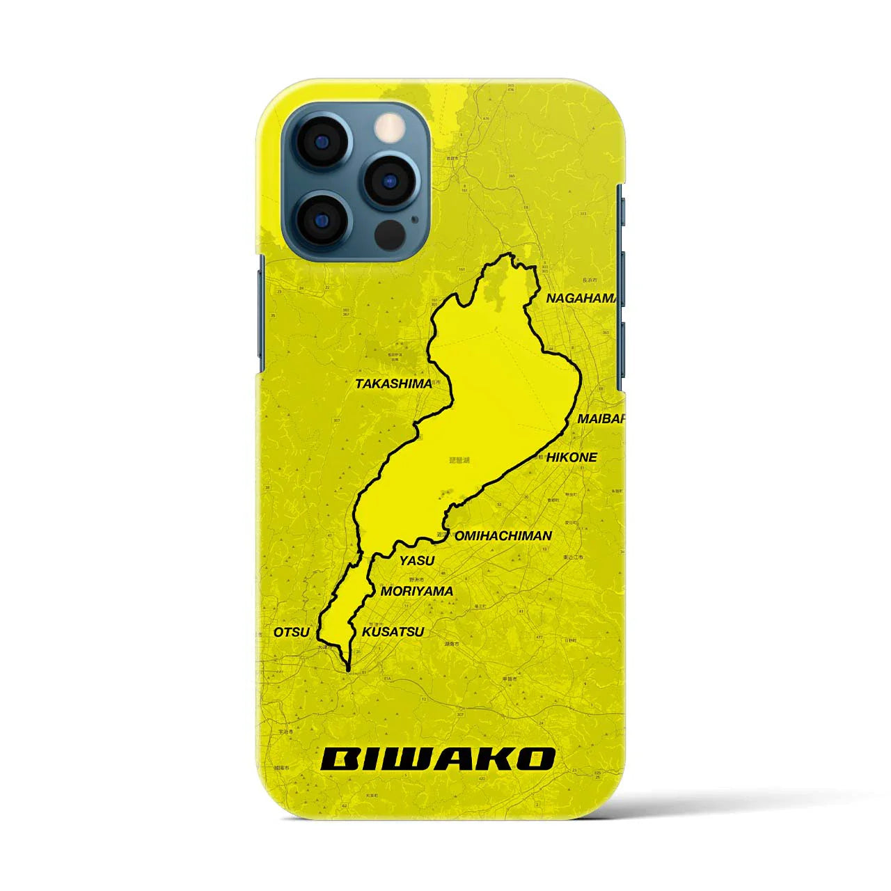 【琵琶湖(滋賀県)】サイクリストiPhoneケース(バックカバータイプ)