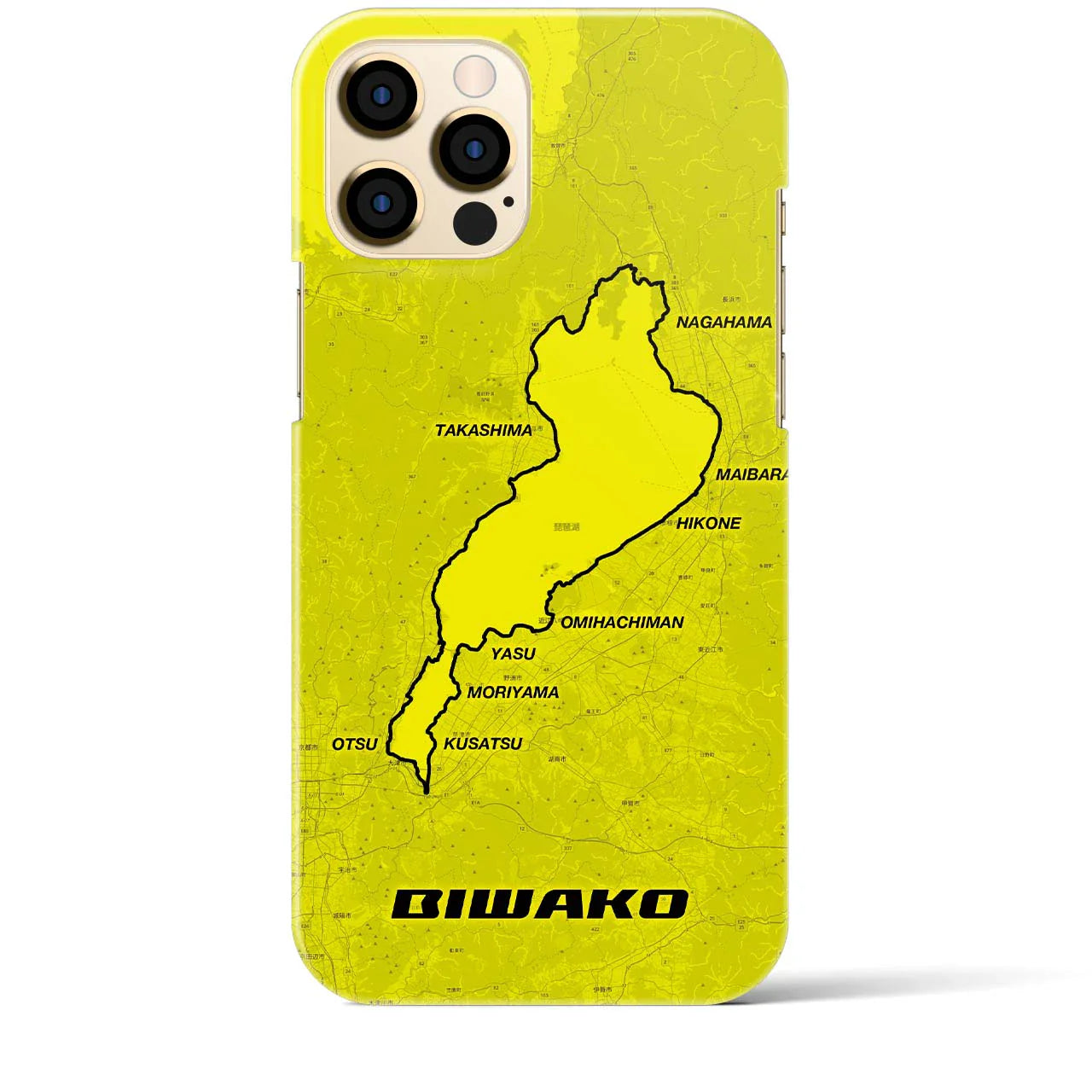 【琵琶湖(滋賀県)】サイクリストiPhoneケース(バックカバータイプ)