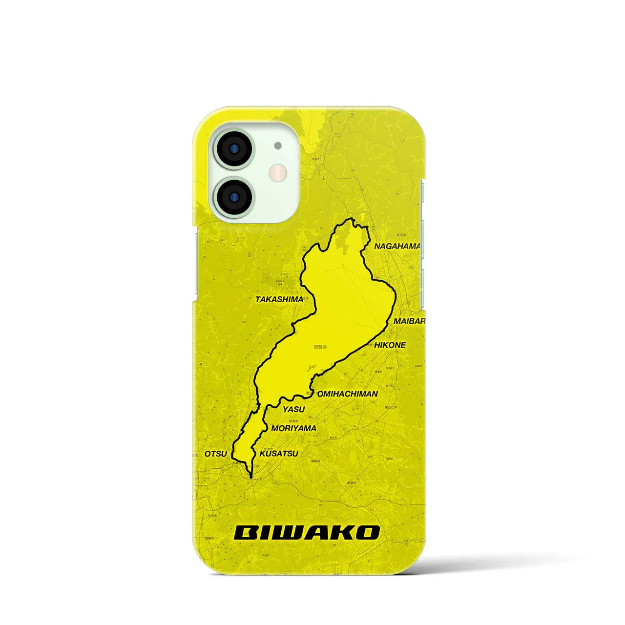 【琵琶湖(滋賀県)】サイクリストiPhoneケース(バックカバータイプ)