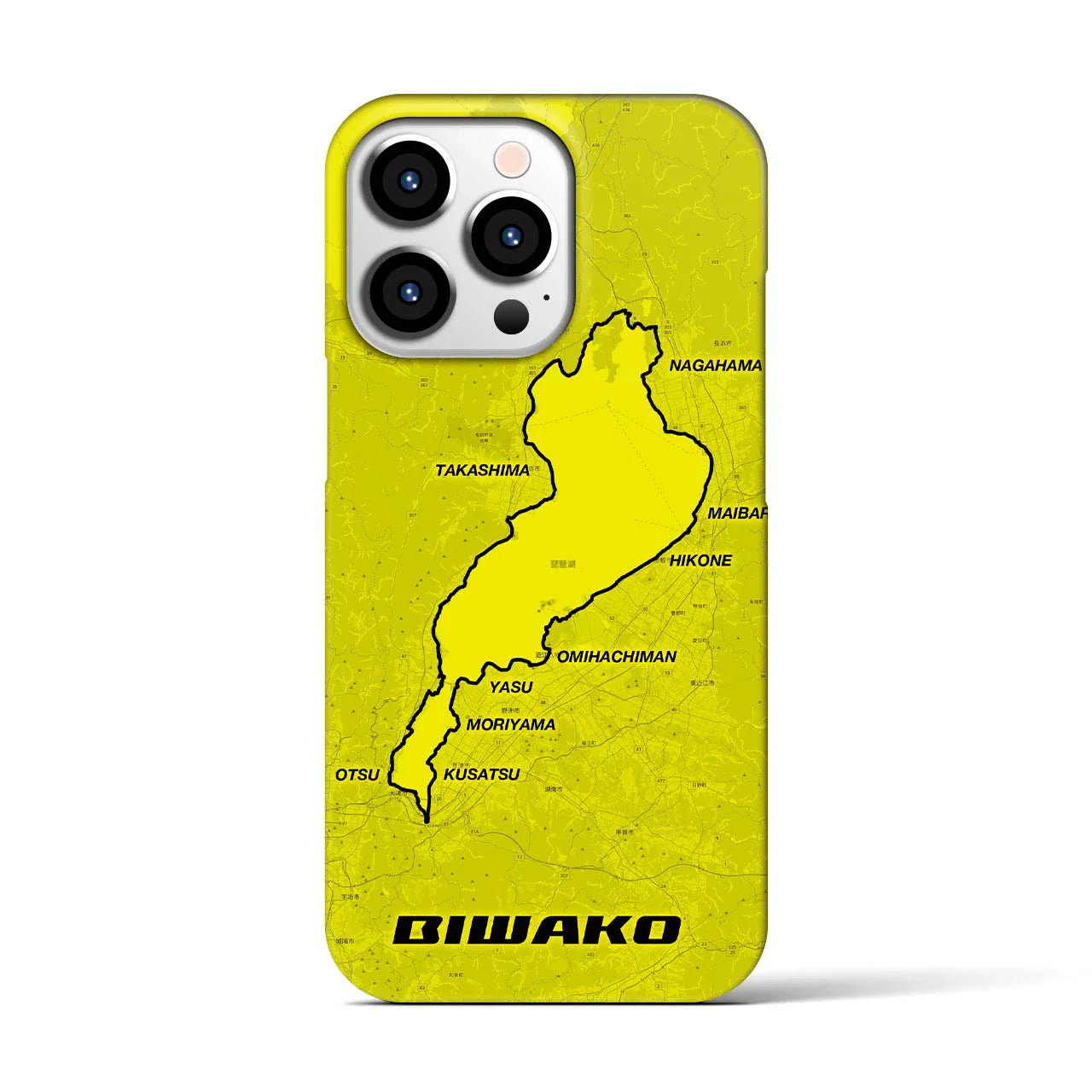 【琵琶湖(滋賀県)】サイクリストiPhoneケース(バックカバータイプ)