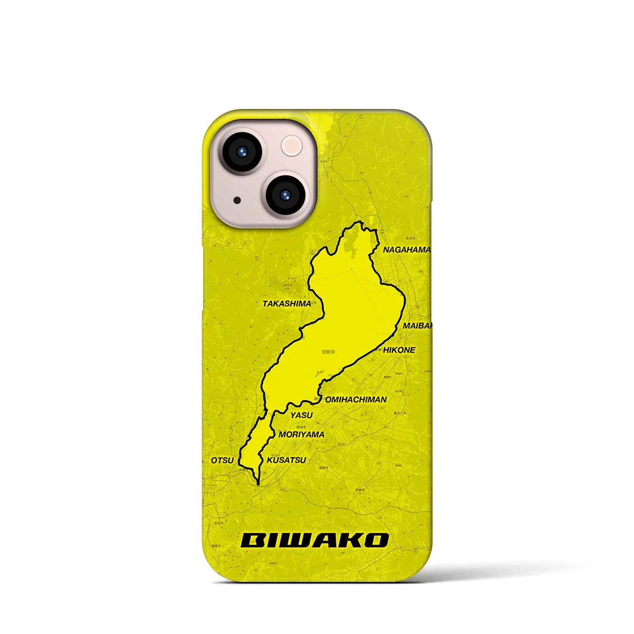 【琵琶湖(滋賀県)】サイクリストiPhoneケース(バックカバータイプ)