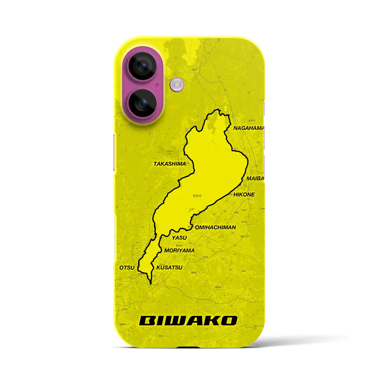 【琵琶湖(滋賀県)】サイクリストiPhoneケース(バックカバータイプ)