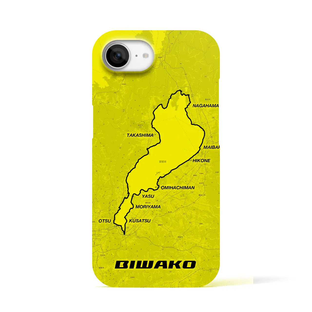 【琵琶湖(滋賀県)】サイクリストiPhoneケース(バックカバータイプ)