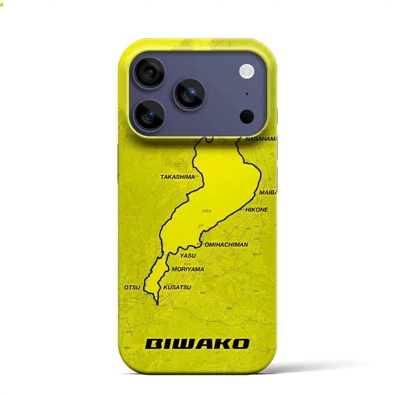 【琵琶湖(滋賀県)】サイクリストiPhoneケース(バックカバータイプ)