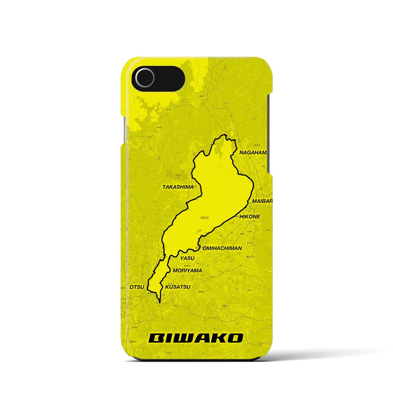 【琵琶湖(滋賀県)】サイクリストiPhoneケース(バックカバータイプ)