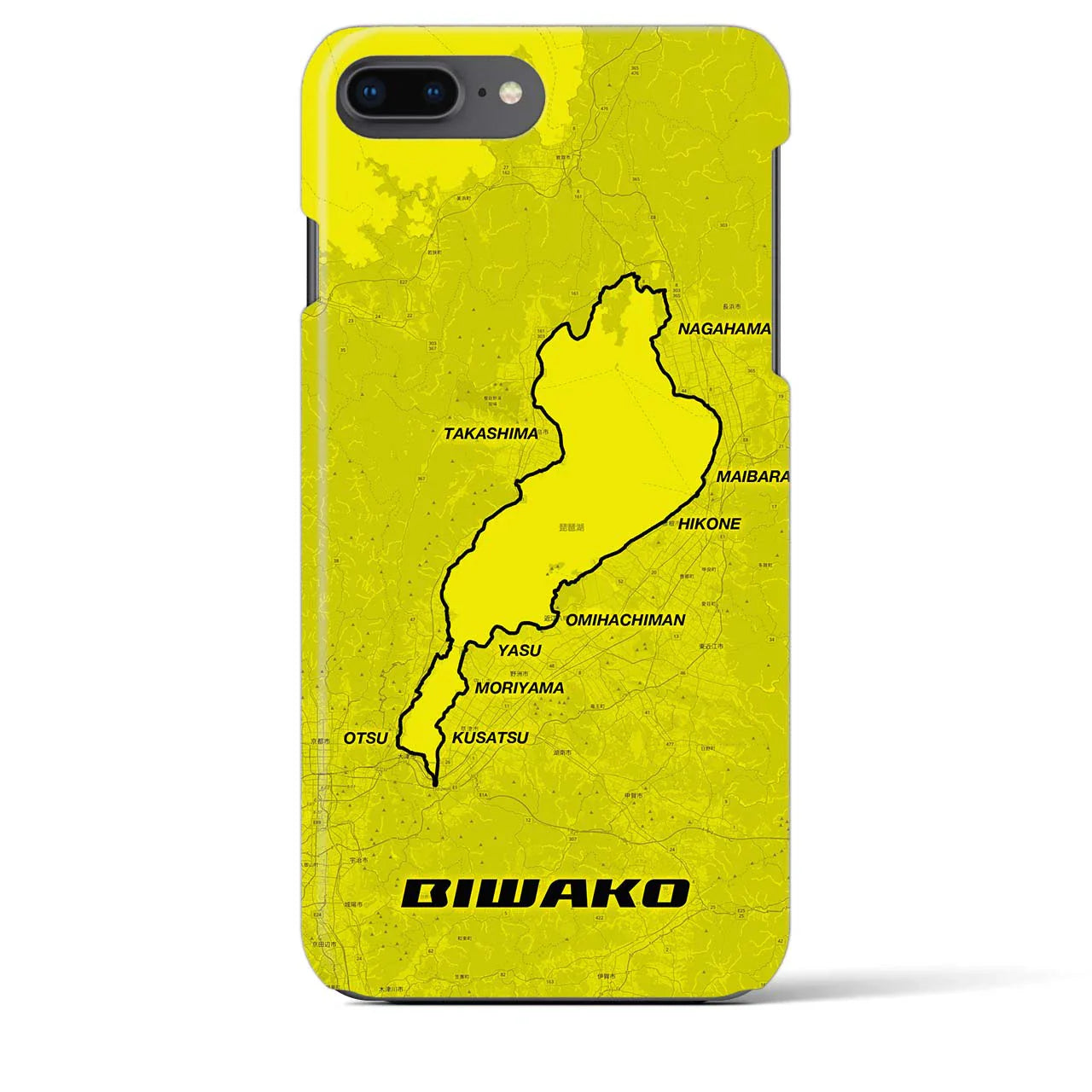 【琵琶湖(滋賀県)】サイクリストiPhoneケース(バックカバータイプ)