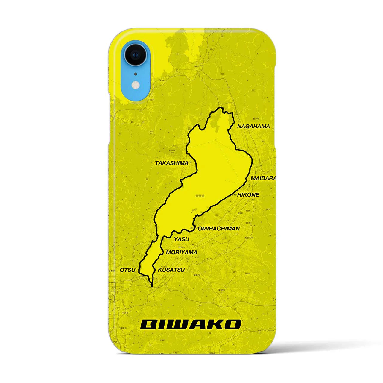 【琵琶湖(滋賀県)】サイクリストiPhoneケース(バックカバータイプ)