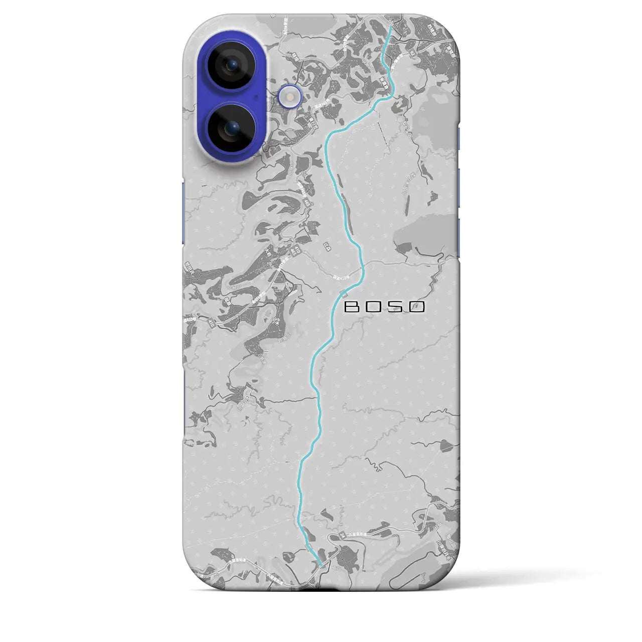 【房総(千葉県)】スカイラインiPhoneケース(バックカバータイプ)アッシュ・iPhone 16 Pro Max 用