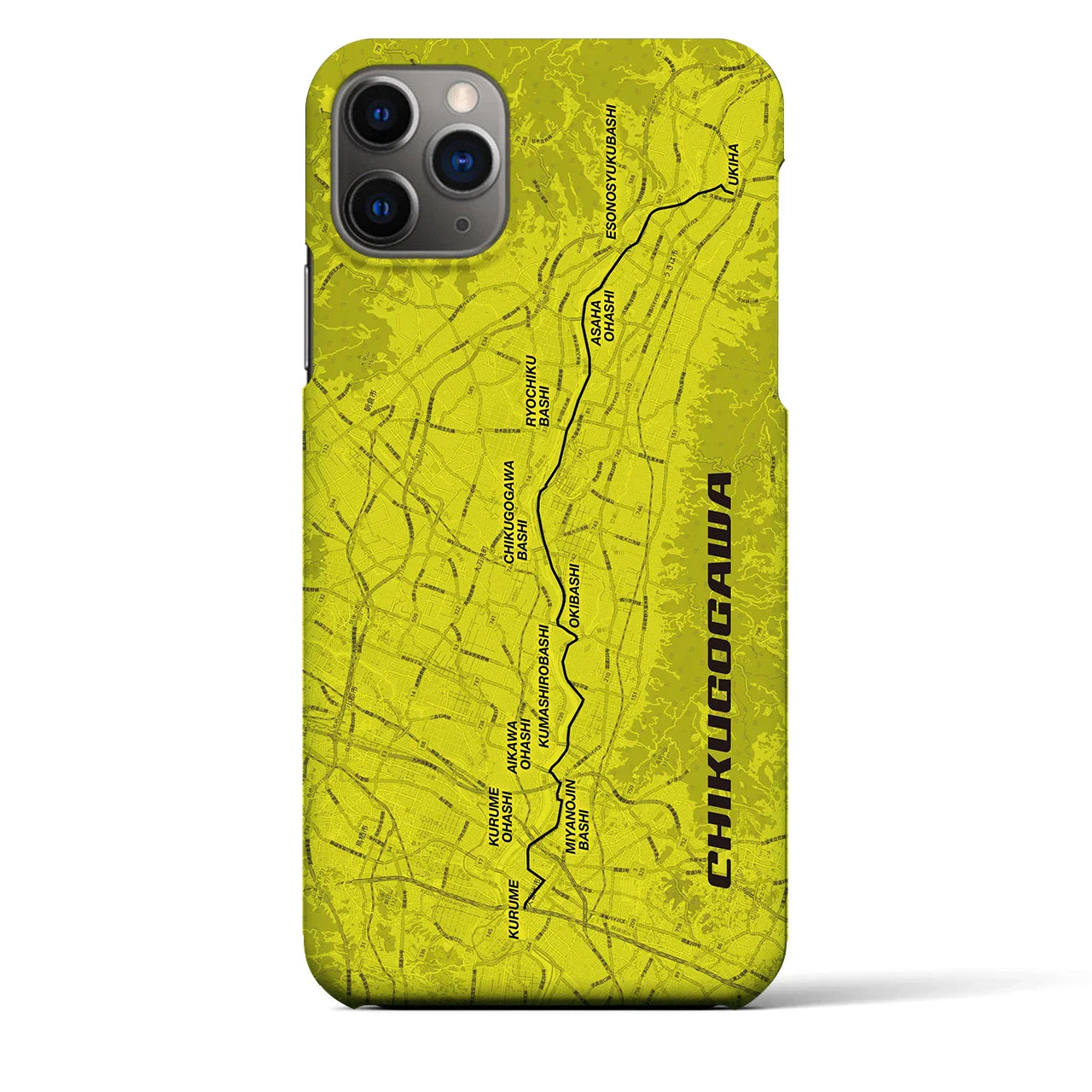 【筑後川(福岡県)】サイクリストiPhoneケース(バックカバータイプ)