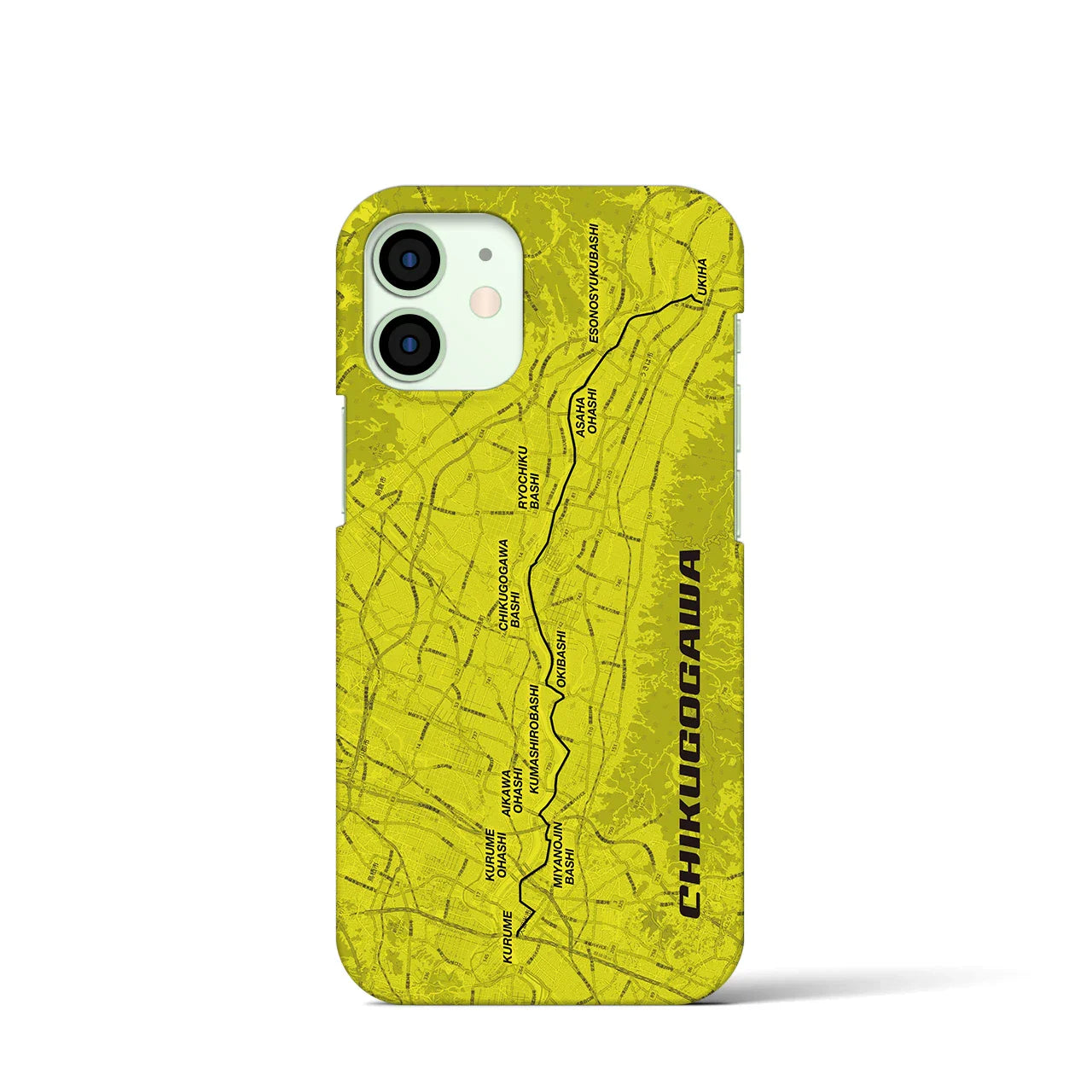 【筑後川(福岡県)】サイクリストiPhoneケース(バックカバータイプ)