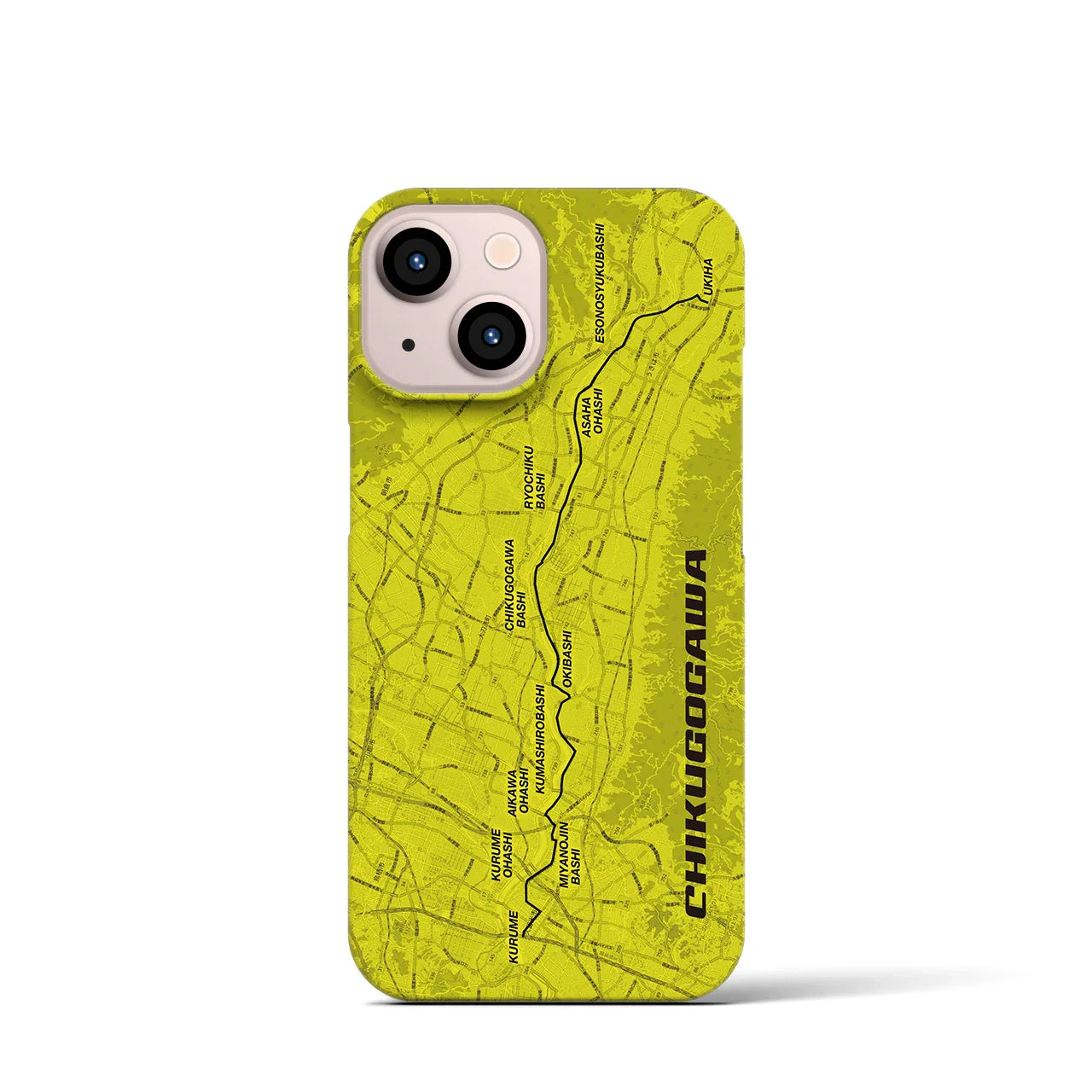 【筑後川(福岡県)】サイクリストiPhoneケース(バックカバータイプ)