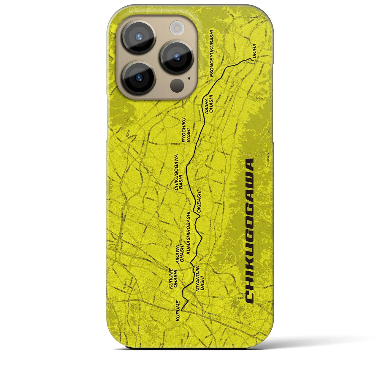 【筑後川(福岡県)】サイクリストiPhoneケース(バックカバータイプ)