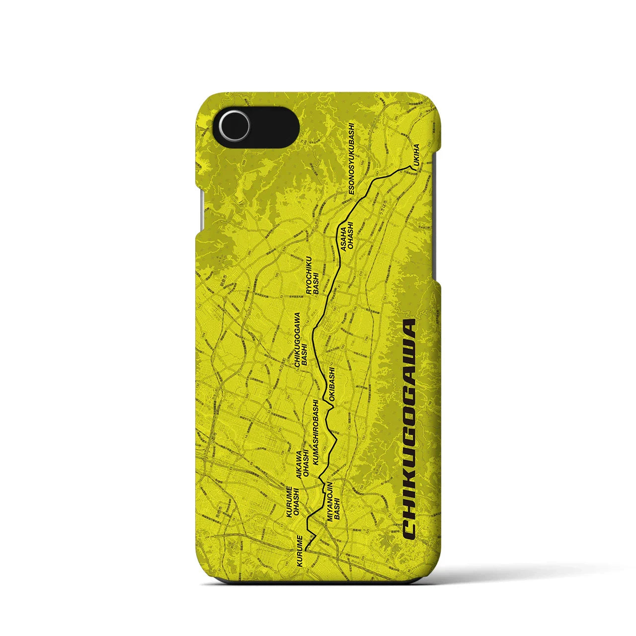 【筑後川(福岡県)】サイクリストiPhoneケース(バックカバータイプ)