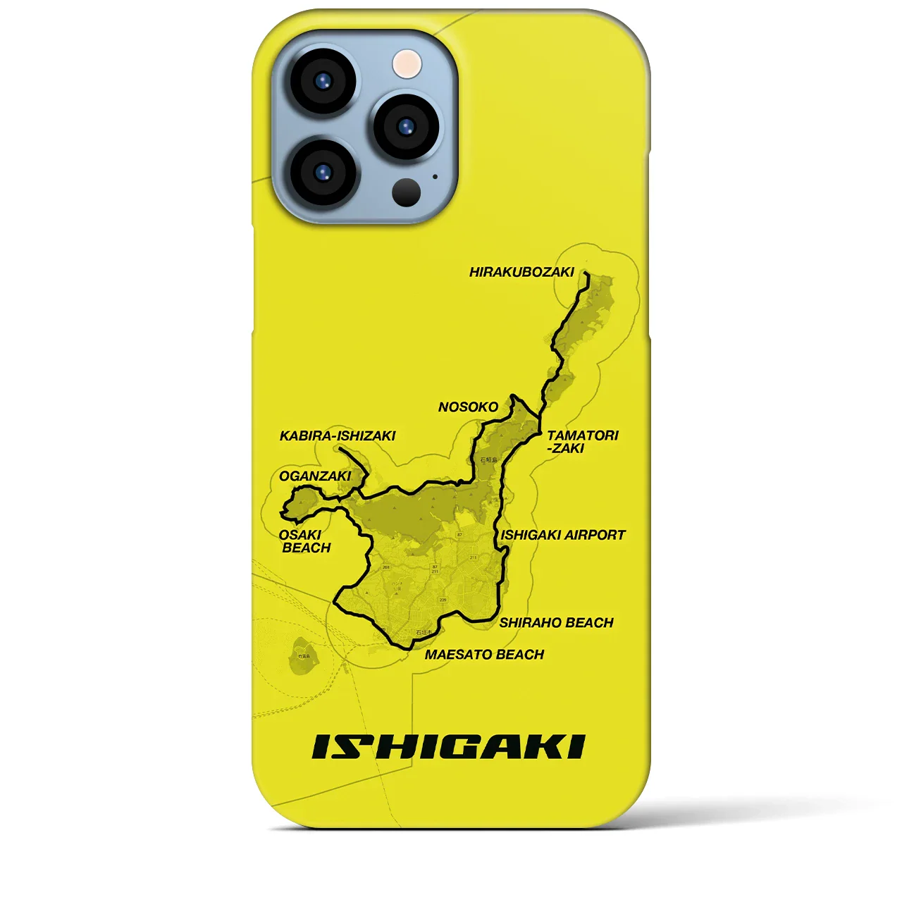 【石垣(沖縄県)】サイクリストiPhoneケース(バックカバータイプ)