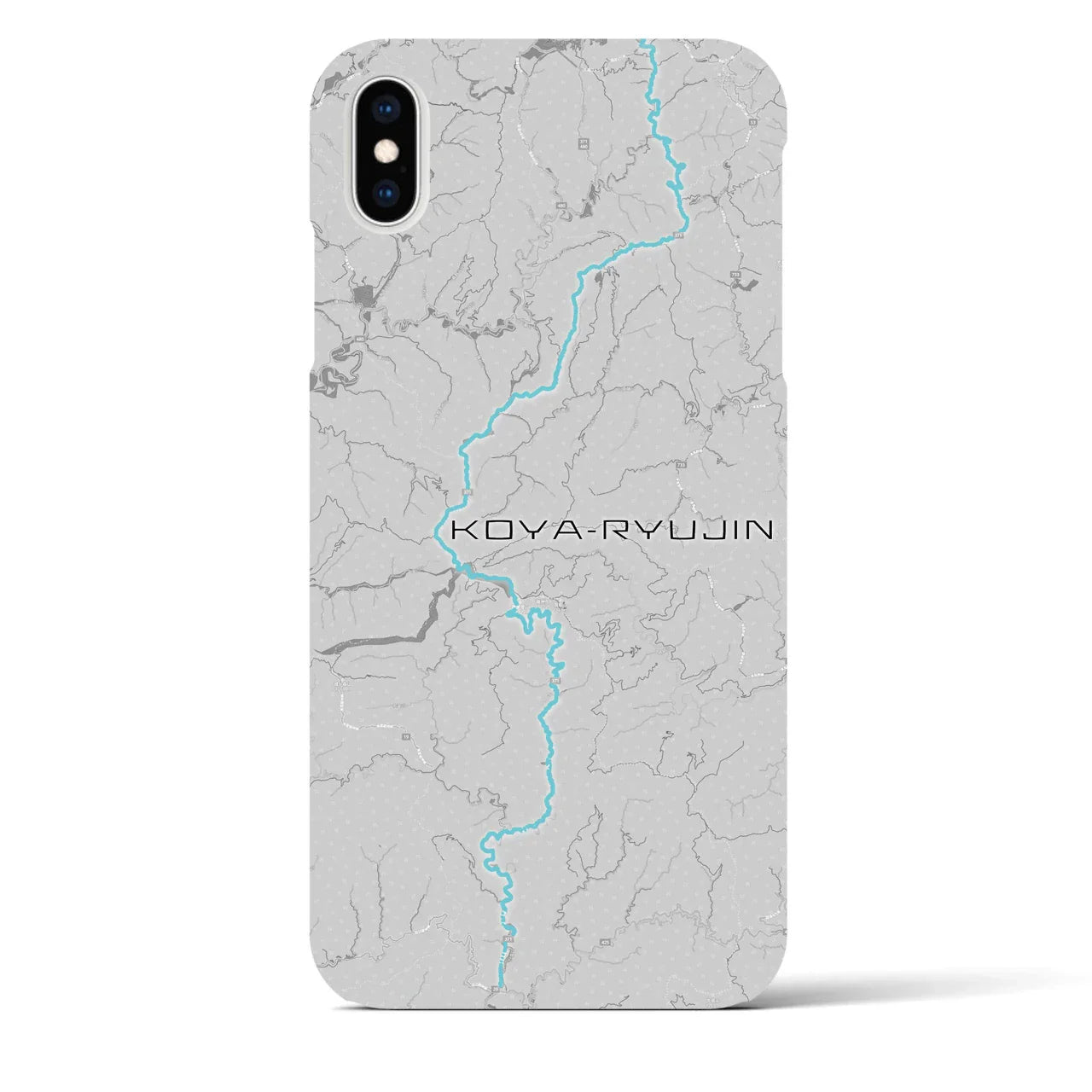 【高野龍神(和歌山県)】スカイラインiPhoneケース(バックカバータイプ)