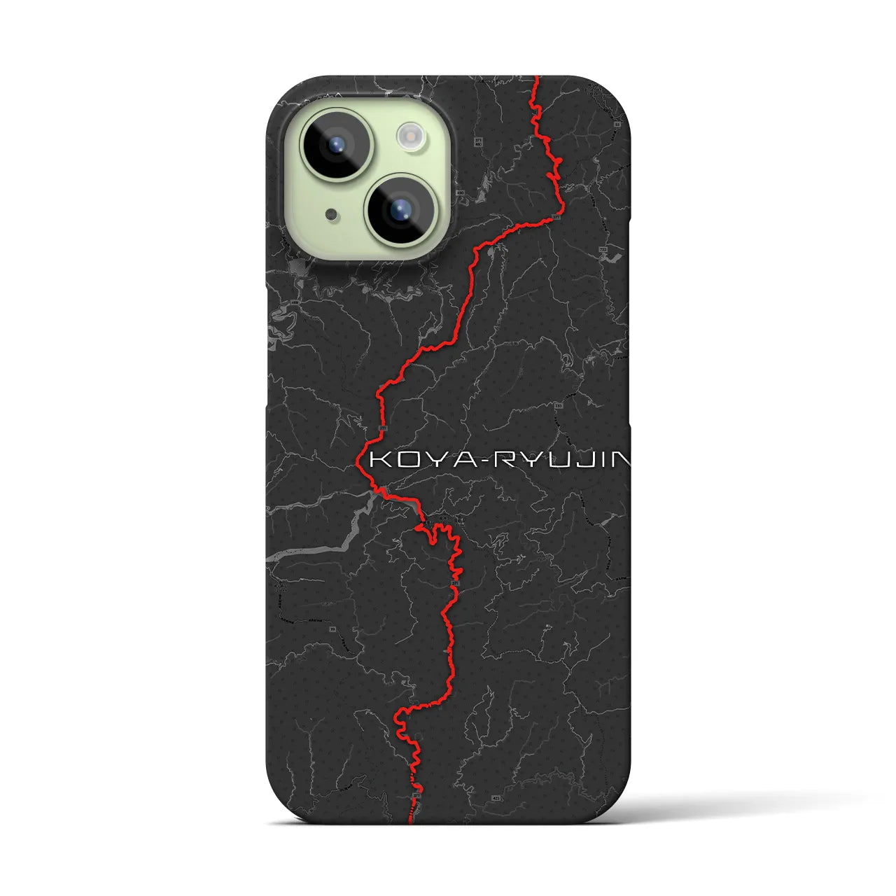【高野龍神(和歌山県)】スカイラインiPhoneケース(バックカバータイプ)