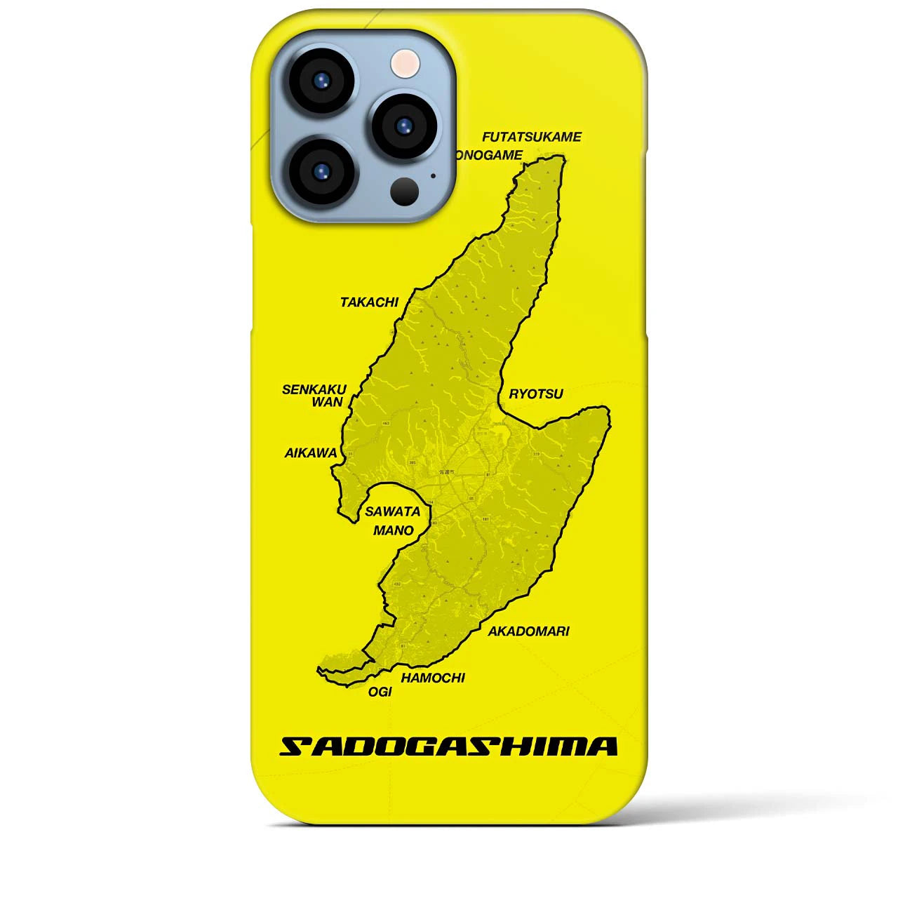 【佐渡島2(新潟県)】サイクリストiPhoneケース(バックカバータイプ)