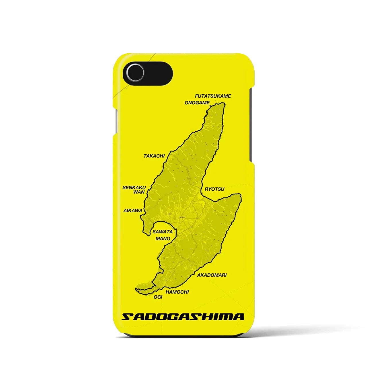 【佐渡島2(新潟県)】サイクリストiPhoneケース(バックカバータイプ)