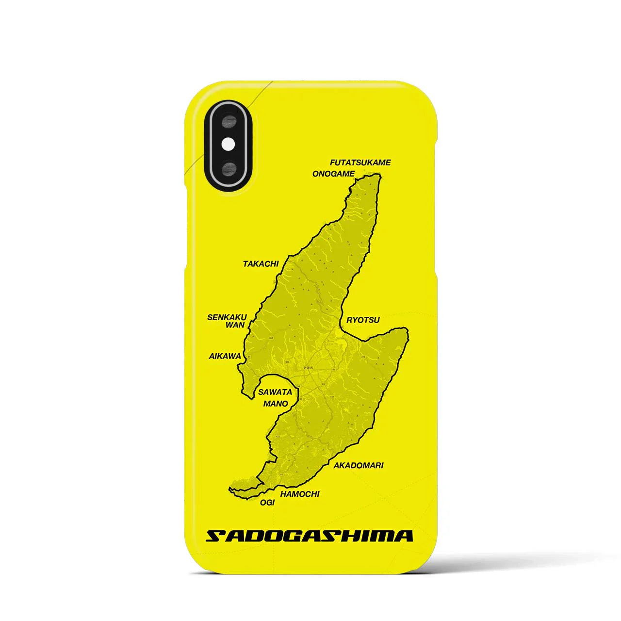 【佐渡島2(新潟県)】サイクリストiPhoneケース(バックカバータイプ)