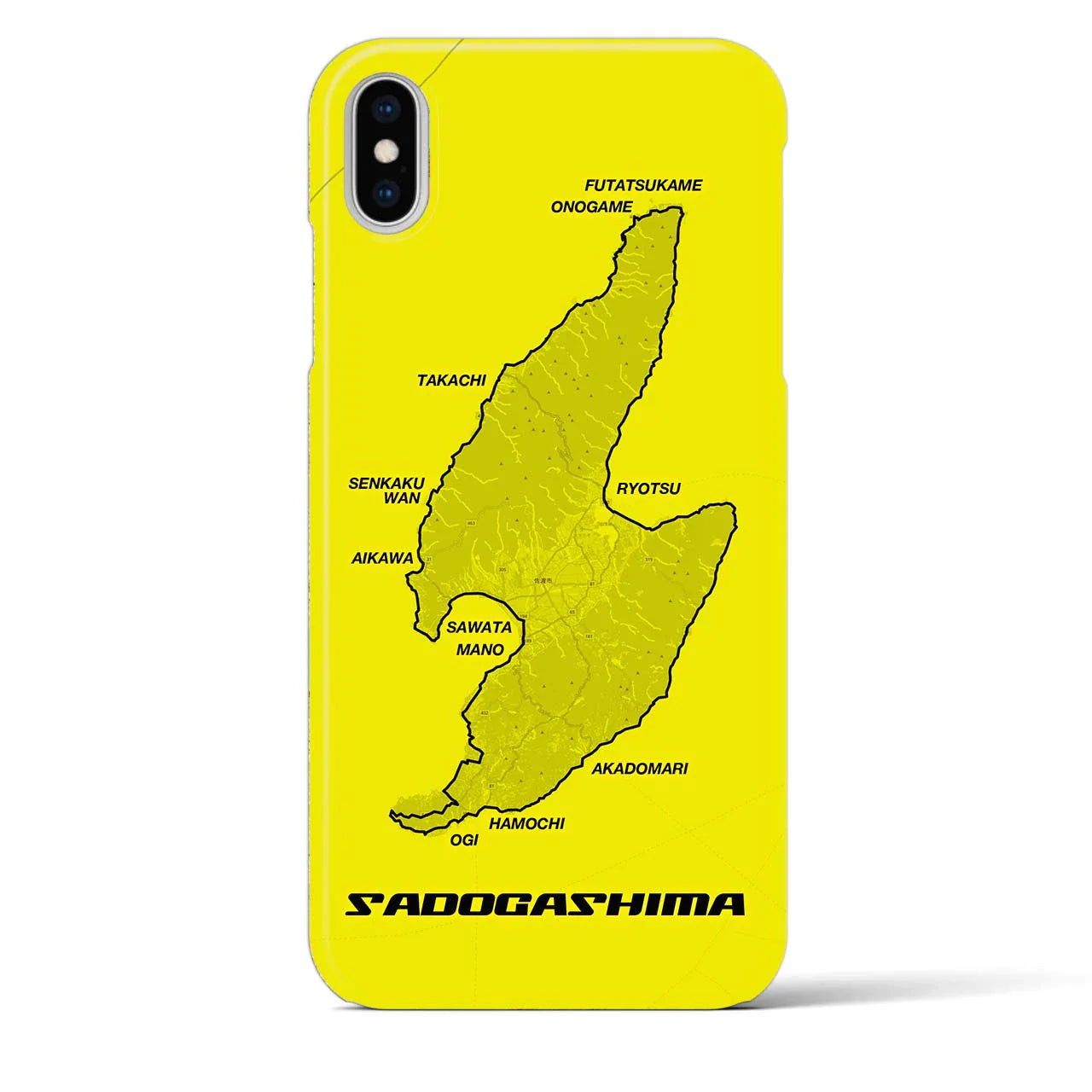 【佐渡島2(新潟県)】サイクリストiPhoneケース(バックカバータイプ)