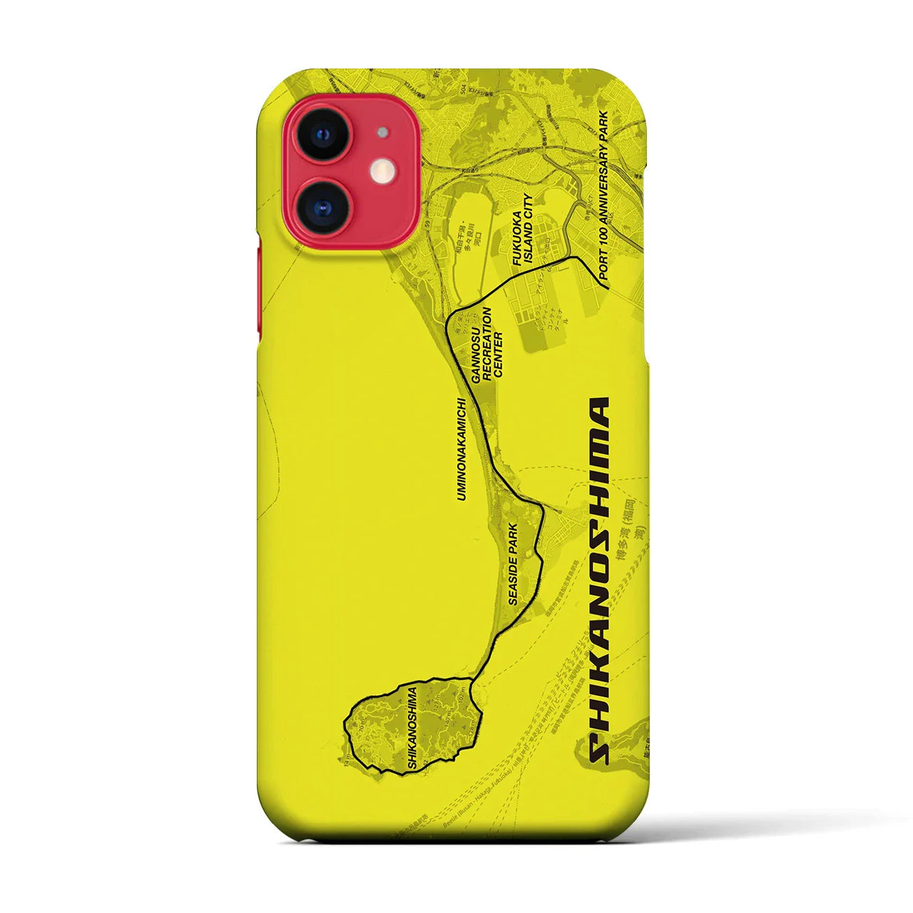 【志賀島2(福岡県)】サイクリストiPhoneケース(バックカバータイプ)