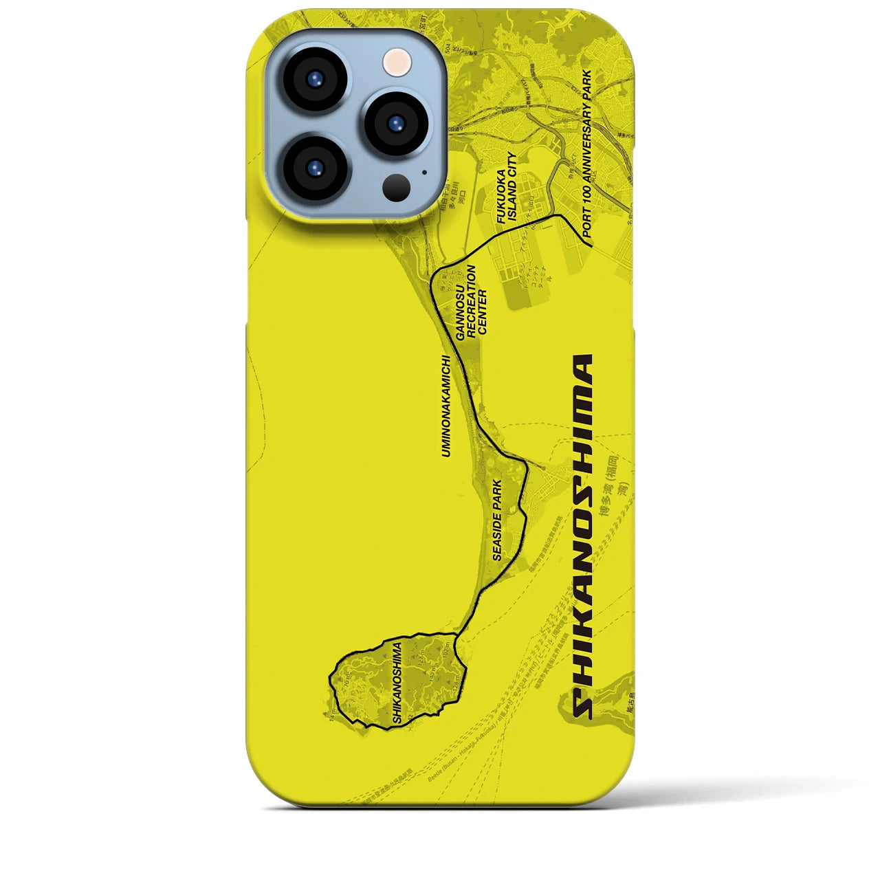 【志賀島2(福岡県)】サイクリストiPhoneケース(バックカバータイプ)