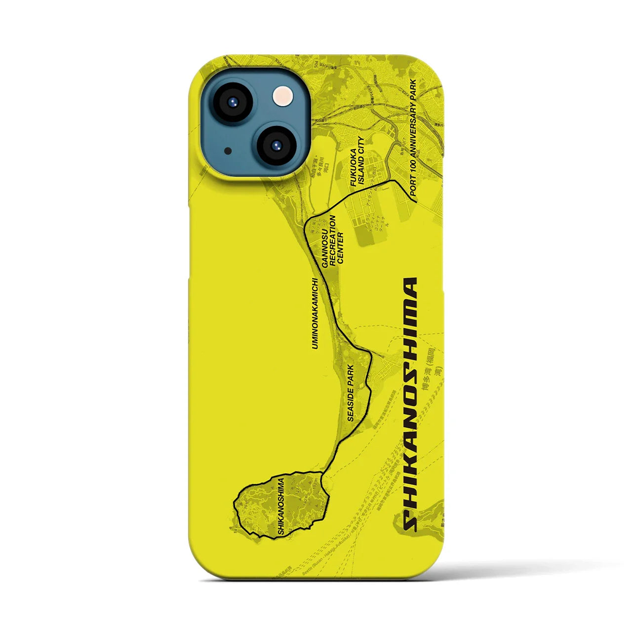 【志賀島2(福岡県)】サイクリストiPhoneケース(バックカバータイプ)