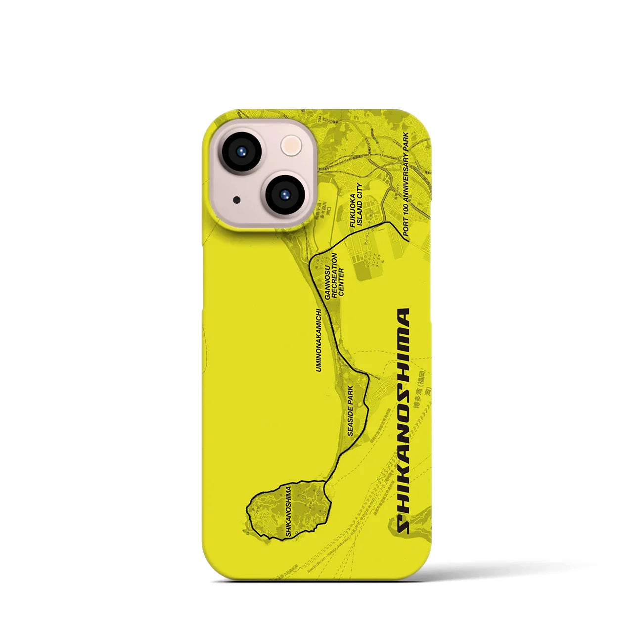 【志賀島2(福岡県)】サイクリストiPhoneケース(バックカバータイプ)