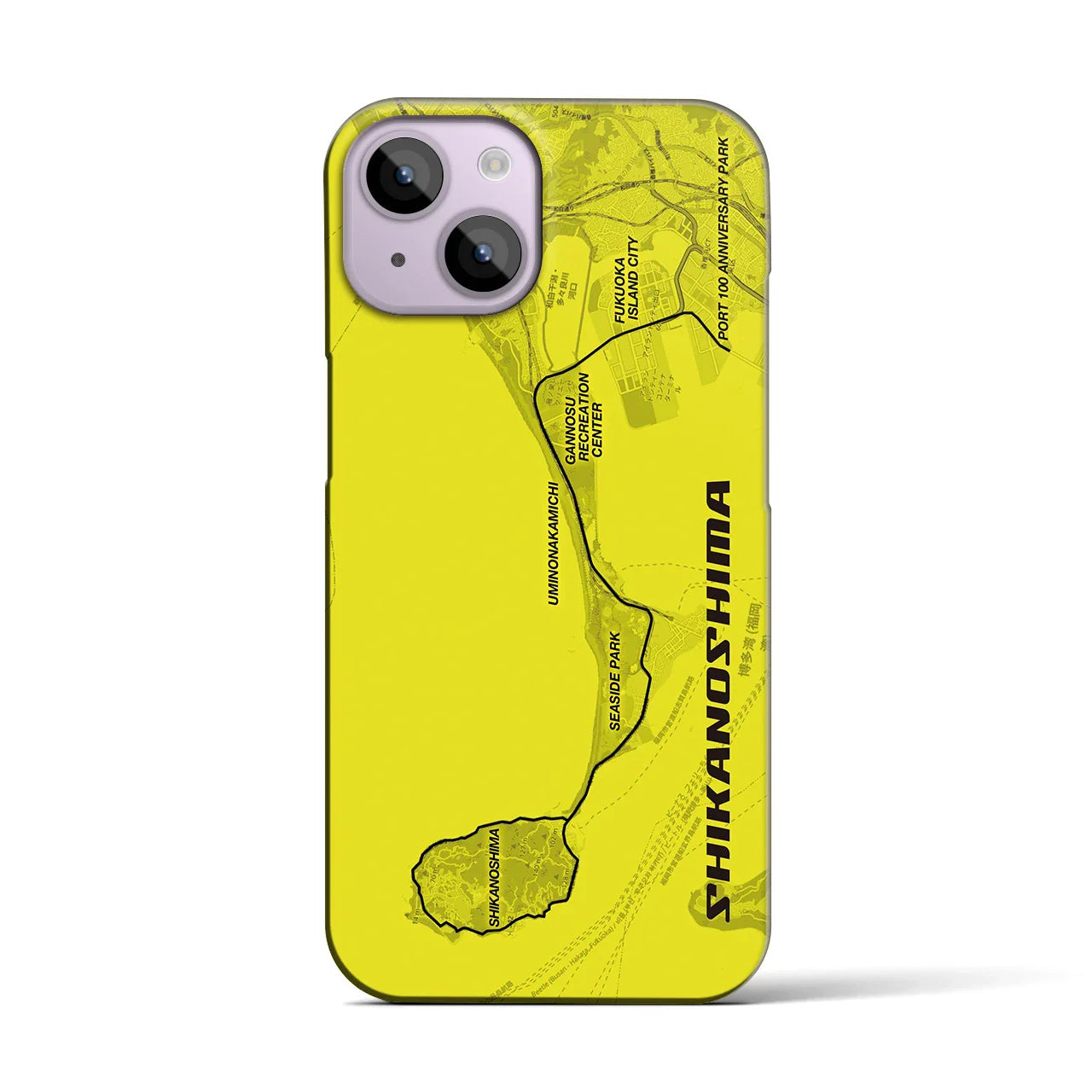 【志賀島2(福岡県)】サイクリストiPhoneケース(バックカバータイプ)