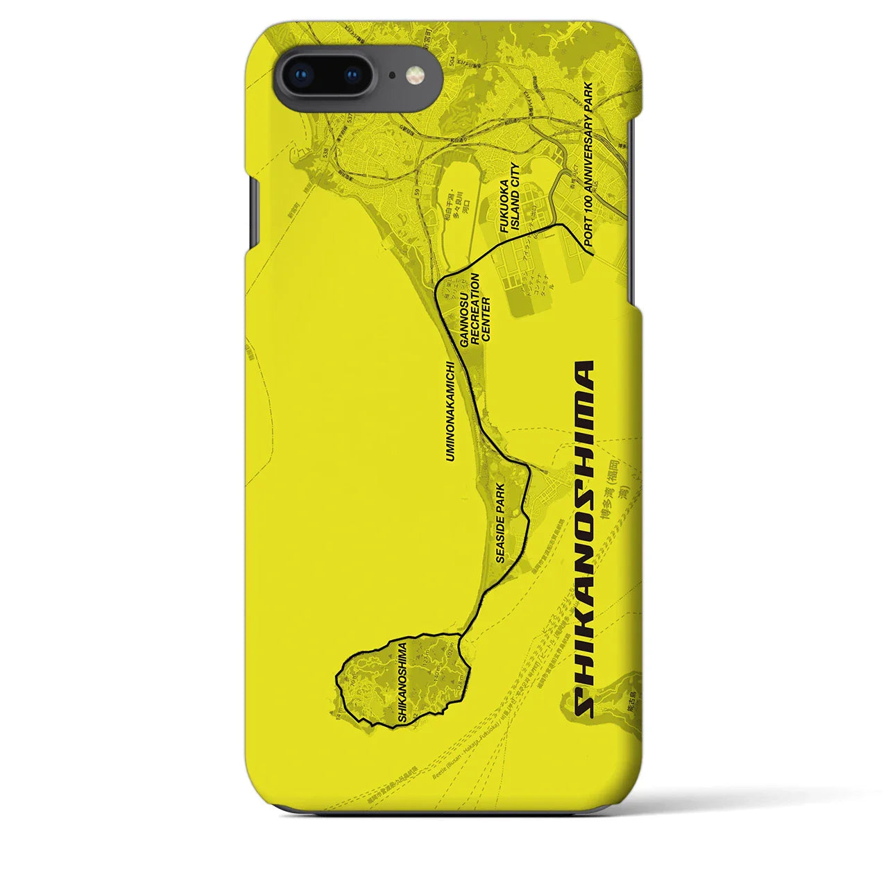 【志賀島2(福岡県)】サイクリストiPhoneケース(バックカバータイプ)