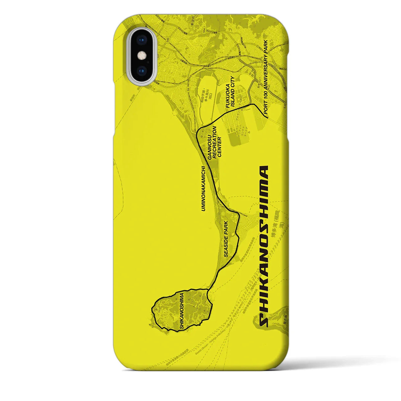 【志賀島2(福岡県)】サイクリストiPhoneケース(バックカバータイプ)