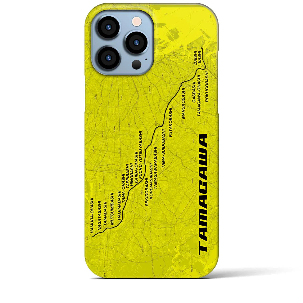 【多摩川(東京都)】サイクリストiPhoneケース(バックカバータイプ)