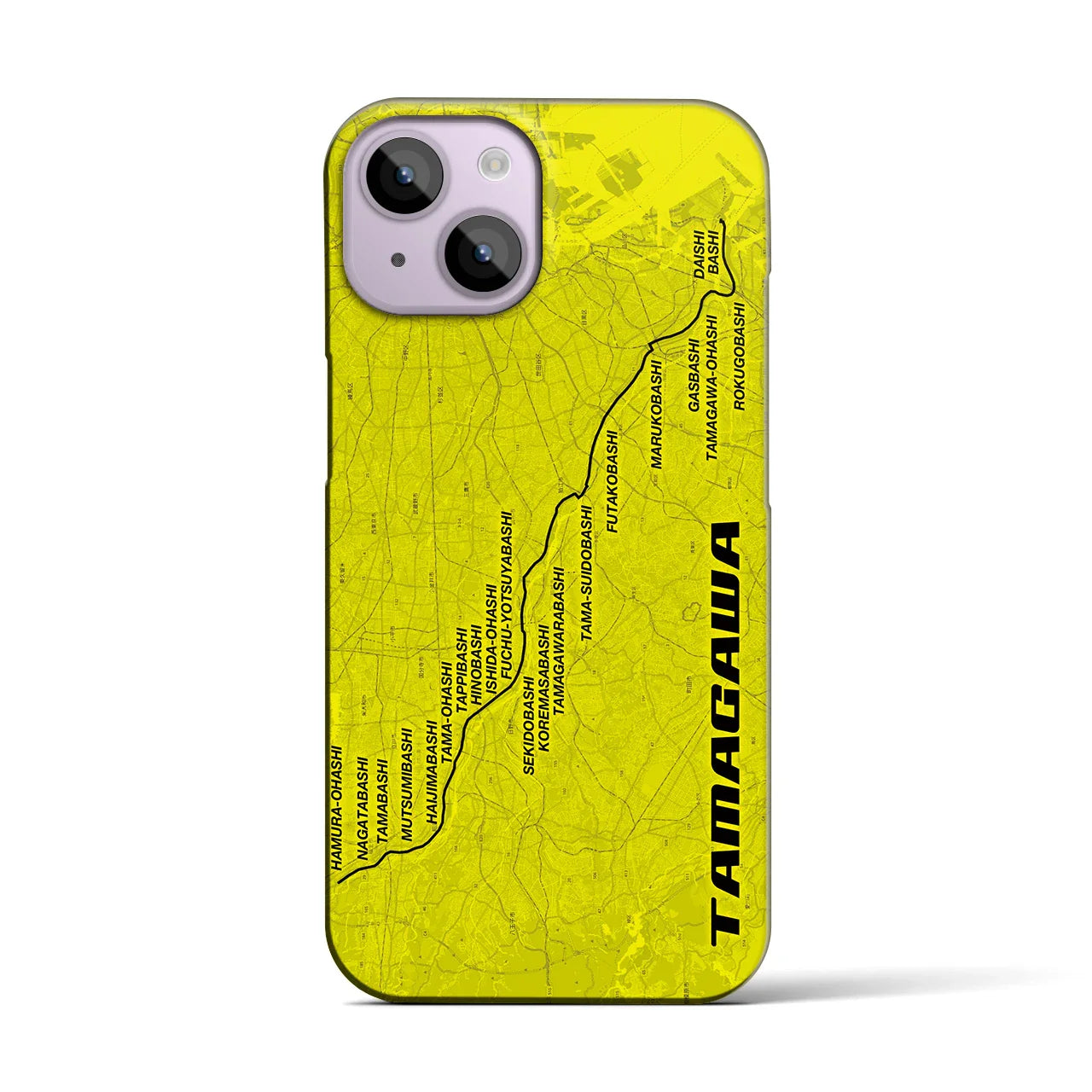 【多摩川(東京都)】サイクリストiPhoneケース(バックカバータイプ)